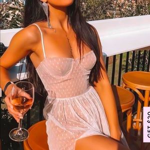 Totally Bangin’ Mesh Maxi Dress